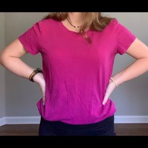 Raspberry Oversized Tee